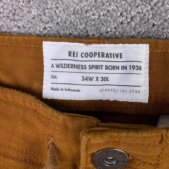 REI Co-op Trailsmith Jogger Double Knee Pants Men's 34 x 30 Measures 33.5 x 27.5 - Picture 6 of 13